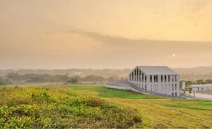 L’Architettura mimetica del mercato di Tainan nascosto sotto ad un tetto verde