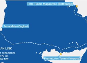 Energia: via libera alla tratta Tyrrhenian Link che collega Sicilia e Sardegna