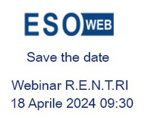 [Save the date]  Webinar R.E.N.T.R.i – 18 aprile 2024