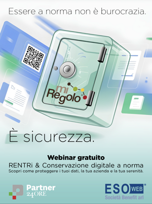 In arrivo a Gennaio 3 webinar sul RENTRi e la conservazione digitale a norma