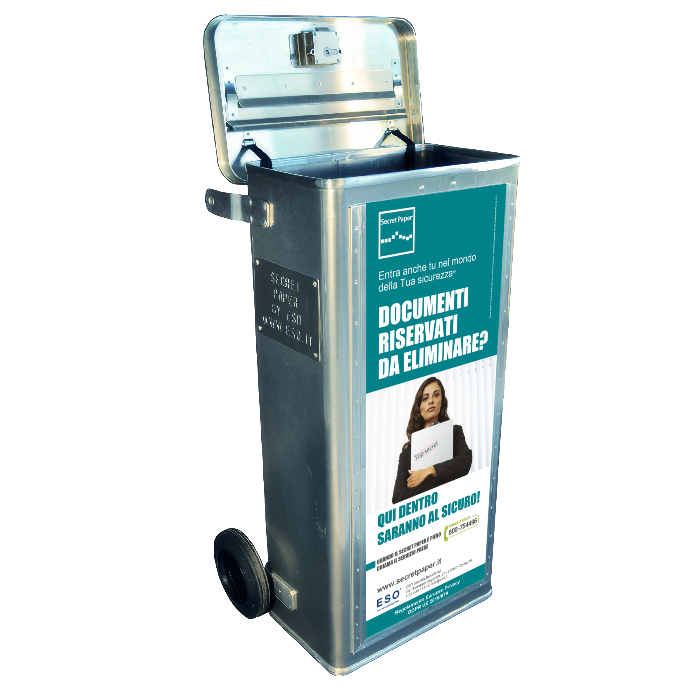 Smaltimento documenti archivi cartacei riservati cd floppy: Secret Paper