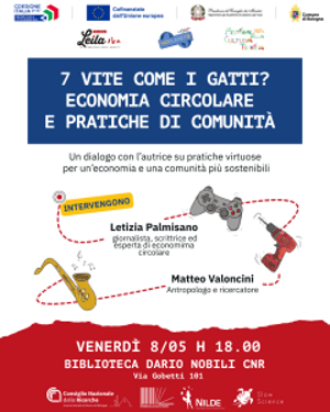 7 vite come i gatti: venerdì 8 maggio vi aspetto a Bologna per parlare di economia circolare e comunità