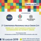 2° Conferenza nazionale delle Green City a Milano il 16 luglio