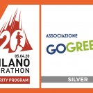 l'Associazione GOGREEN alla Milano Marathon 2020