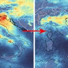 Coronavirus: l’ESA mostra la drastica riduzione dell’inquinamento in Italia - di Matteo Rubboli