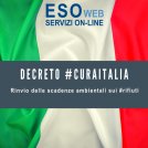 Decreto “cura Italia”. Rinvio delle scadenze ambientali sui rifiuti