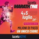 Gazzetta MARATHONE: milioni di passi, un unico cuore