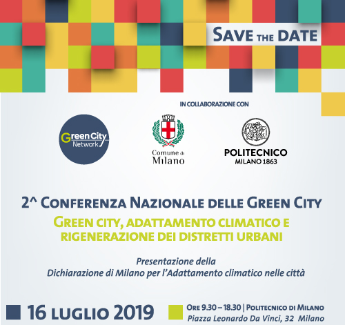 2° Conferenza nazionale delle Green City a Milano il 16 luglio