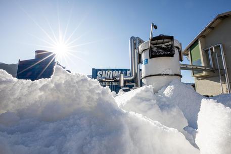La neve «sostenibile» a chilometro zero prodotta col legno abbattuto da Vaia