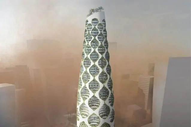 Oasi verticale, la prima torre sostenibile che cambia l’ambiente naturale con un’App - di Clara Salzano