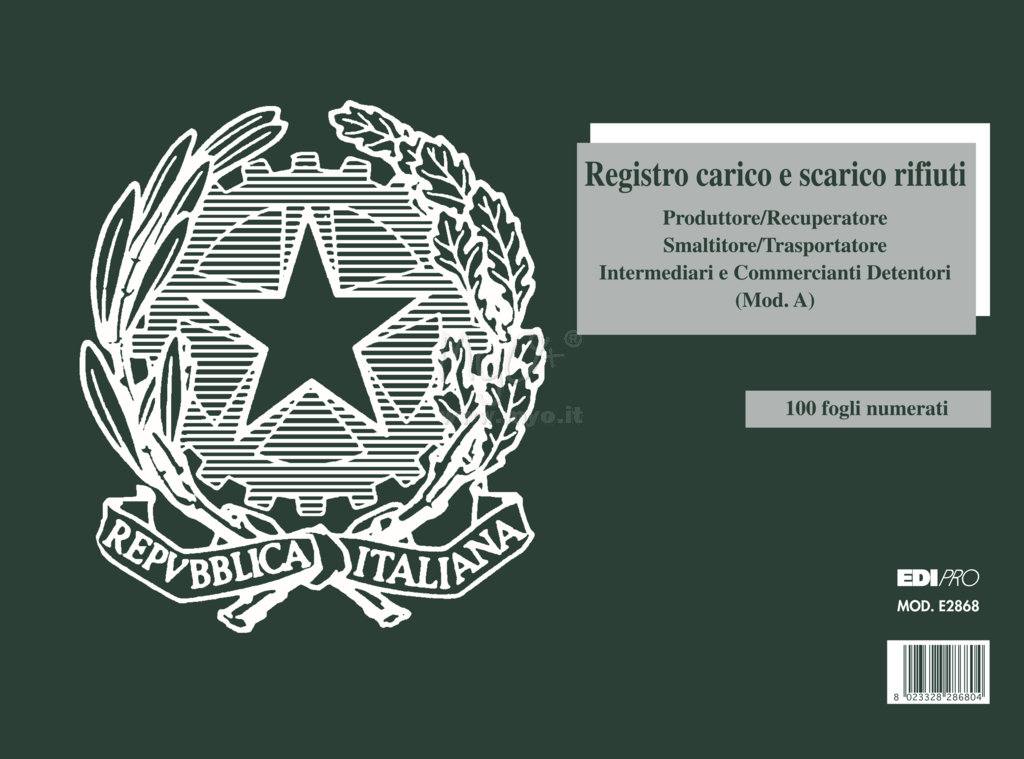 Registro di carico e scarico dei rifiuti e modello unico di dichiarazione ambientale