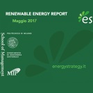 Presentato il Renewable Energy Report con i dati aggiornati al 2016.